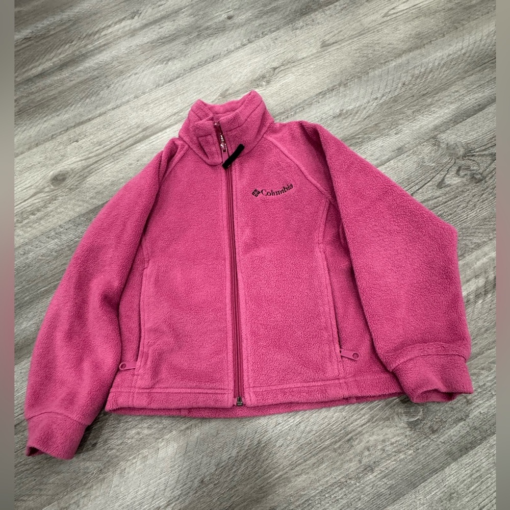 Columbia fleece coat size 6/6x